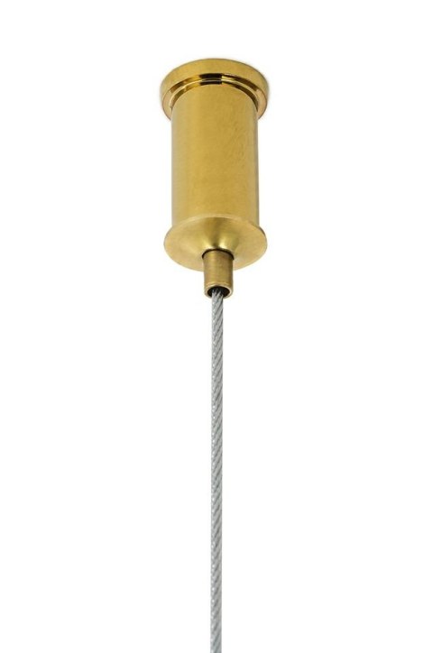 LAMPA WISZĄCA LED RING 80CM ZŁOTA AURELIA, NOWOCZESNA, DO SALONU, 50W