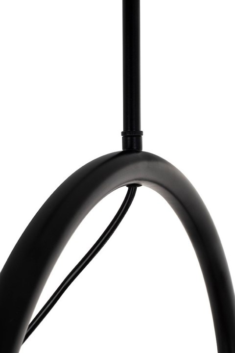 LAMPA WISZĄCA LED FAGGIO, CZARNA, GEOMETRYCZNA, LOFT, SALON, BIURO, 120CM