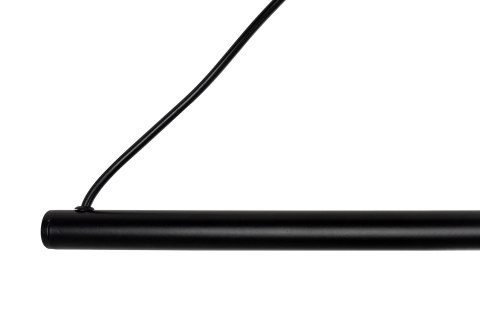 LAMPA WISZĄCA LED FAGGIO, CZARNA, GEOMETRYCZNA, LOFT, SALON, BIURO, 120CM