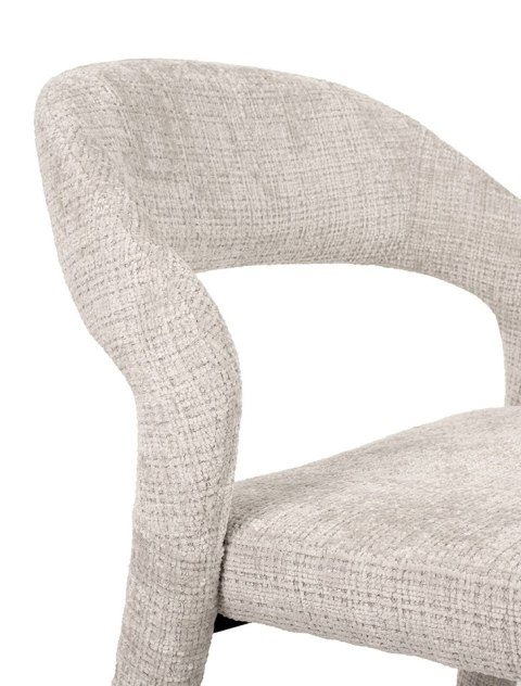 TAPICEROWANE BEŻOWE KRZESŁO DO SALONU - TERRA, ELEGANCKIE, SOLIDNE TAPICEROWANE BEŻOWE KRZESŁO DO SALONU - TERRA, ELEGANCKIE, SOLIDNE