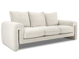 ELEGANCKA BEŻOWA SOFA DO SALONU, EKSKLUZYWNA, 230 CM, SZENIL
