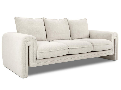 ELEGANCKA BEŻOWA SOFA DO SALONU, EKSKLUZYWNA, 230 CM, SZENIL ELEGANCKA BEŻOWA SOFA DO SALONU, EKSKLUZYWNA, 230 CM, SZENIL