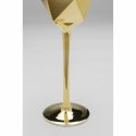 KARE komplet 4 kieliszków do szampana DIAMOND 365 ml złoty