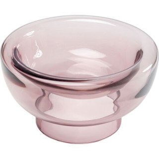 MISA DEKORACYJNA LUMINOS KARE DESIGN, SZKLANA, RÓŻOWA, GLAMOUR, 20 CM