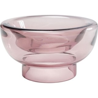 MISA DEKORACYJNA LUMINOS KARE DESIGN, SZKLANA, RÓŻOWA, GLAMOUR, 20 CM