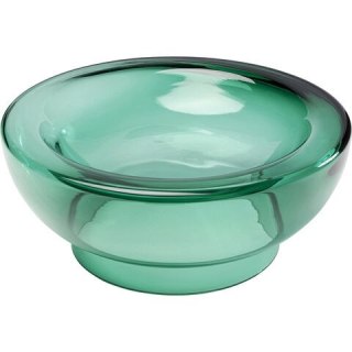 MISA DEKORACYJNA LUMINOS KARE DESIGN, ZIELONA, SZKLANA, GLAMOUR, 32 CM