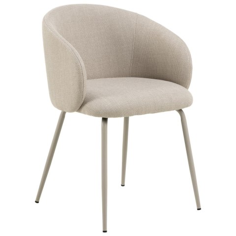 Krzesło Eleonor beżowe Basel 24 beżowa podstawa