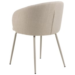 Krzesło Eleonor beżowe Basel 24 beżowa podstawa