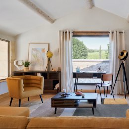 DREWNIANE KRZESŁO - RETRO LOFT, DO JADALNI, METALOWE NOGI, JESION, BRĄZOWE