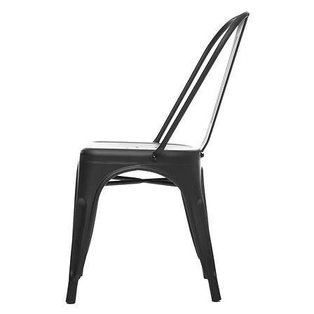 Krzesło Paris Edge metalowe czarne Krzesło Paris Edge metalowe czarne