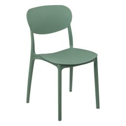 ZIELONE KRZESŁO FLORA, DO OGRODU, DO KUCHNI, WYTRZYMAŁE, NOWOCZESNE, LEKKIE