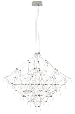 MOOSEE lampa wisząca CONSTELATION 77 - LED, stal szczotkowana