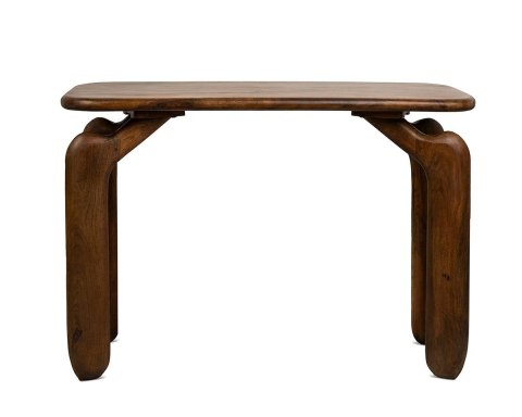 KONSOLA OREGON, CIEMNA BRĄZOWA, LITE DREWNO, DO SALONU, ELEGANCKA 120 CM KONSOLA OREGON, CIEMNA BRĄZOWA, LITE DREWNO, DO SALONU, ELEGANCKA 120 CM