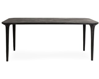 STÓŁ JADALNIANY AETERNA 200CM, DREWNO MANGO, CZARNY, LOFT, NOWOCZESNY