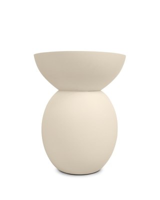 OKRĄGŁY BEŻOWY STOLIK KAWOWY, DO SALONU, MAŁY, ELEGANCKI, PROSTY, 40 CM