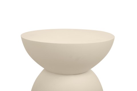 OKRĄGŁY BEŻOWY STOLIK KAWOWY, DO SALONU, MAŁY, ELEGANCKI, PROSTY, 40 CM OKRĄGŁY BEŻOWY STOLIK KAWOWY, DO SALONU, MAŁY, ELEGANCKI, PROSTY, 40 CM