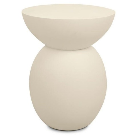 OKRĄGŁY BEŻOWY STOLIK KAWOWY, DO SALONU, MAŁY, ELEGANCKI, PROSTY, 40 CM OKRĄGŁY BEŻOWY STOLIK KAWOWY, DO SALONU, MAŁY, ELEGANCKI, PROSTY, 40 CM