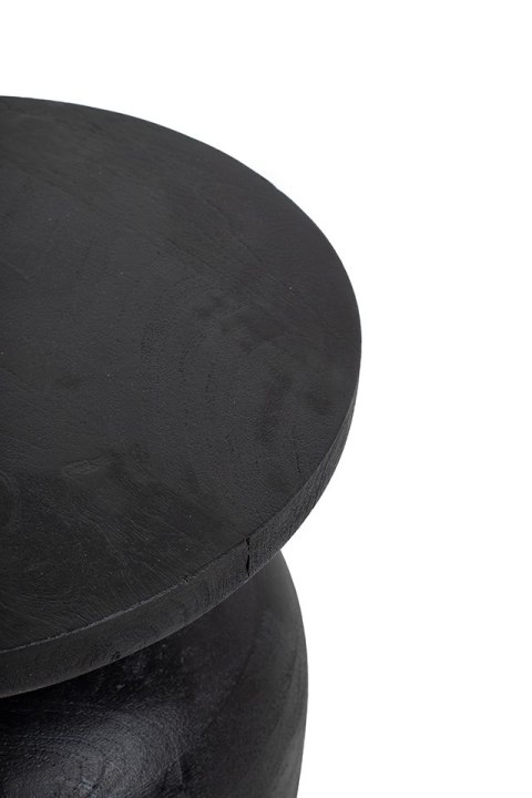 OKRĄGŁY CZARNY STOLIK KAWOWY, DO SALONU, MAŁY, ELEGANCKI, GLAMOUR, 35 CM OKRĄGŁY CZARNY STOLIK KAWOWY, DO SALONU, MAŁY, ELEGANCKI, GLAMOUR, 35 CM