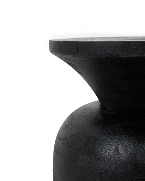 OKRĄGŁY CZARNY STOLIK KAWOWY, DO SALONU, MAŁY, ELEGANCKI, GLAMOUR, 35 CM OKRĄGŁY CZARNY STOLIK KAWOWY, DO SALONU, MAŁY, ELEGANCKI, GLAMOUR, 35 CM
