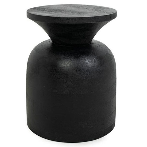 OKRĄGŁY CZARNY STOLIK KAWOWY, DO SALONU, MAŁY, ELEGANCKI, GLAMOUR, 35 CM OKRĄGŁY CZARNY STOLIK KAWOWY, DO SALONU, MAŁY, ELEGANCKI, GLAMOUR, 35 CM