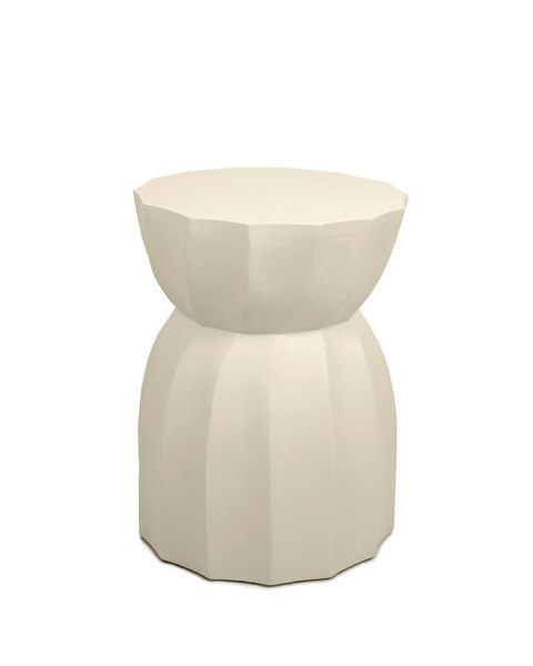 ELEGANCKI OKRĄGŁY STOLIK GLAMOUR - IVORY, BEŻOWY, DREWNO, DO SALONU, 35 CM ELEGANCKI OKRĄGŁY STOLIK GLAMOUR - IVORY, BEŻOWY, DREWNO, DO SALONU, 35 CM
