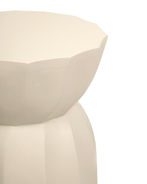 ELEGANCKI OKRĄGŁY STOLIK GLAMOUR - IVORY, BEŻOWY, DREWNO, DO SALONU, 35 CM ELEGANCKI OKRĄGŁY STOLIK GLAMOUR - IVORY, BEŻOWY, DREWNO, DO SALONU, 35 CM