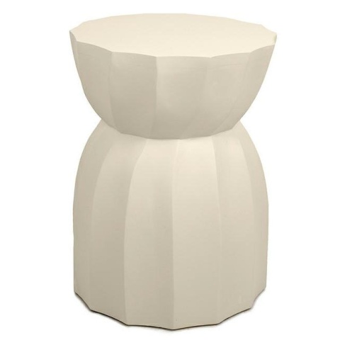 ELEGANCKI OKRĄGŁY STOLIK GLAMOUR - IVORY, BEŻOWY, DREWNO, DO SALONU, 35 CM ELEGANCKI OKRĄGŁY STOLIK GLAMOUR - IVORY, BEŻOWY, DREWNO, DO SALONU, 35 CM