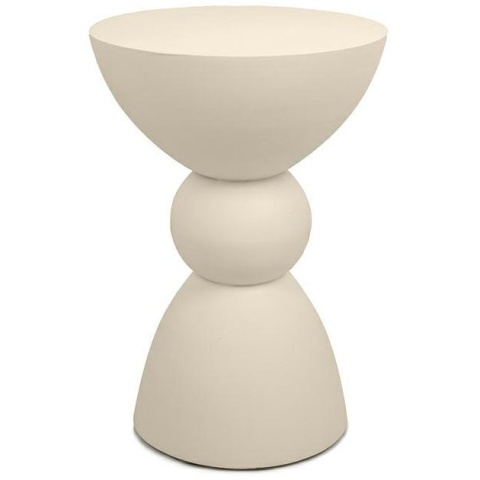 OKRĄGŁY BEŻOWY STOLIK KAWOWY, DO SALONU, MAŁY, ELEGANCKI, GLAMOUR, 35 CM OKRĄGŁY BEŻOWY STOLIK KAWOWY, DO SALONU, MAŁY, ELEGANCKI, GLAMOUR, 35 CM