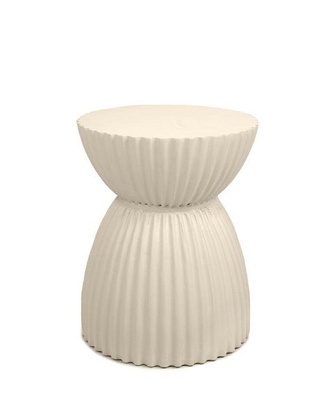 ELEGANCKI OKRĄGŁY STOLIK GLAMOUR - VENICE, BEŻOWY, DO SALONU, DREWNO, 36 CM ELEGANCKI OKRĄGŁY STOLIK GLAMOUR - VENICE, BEŻOWY, DO SALONU, DREWNO, 36 CM