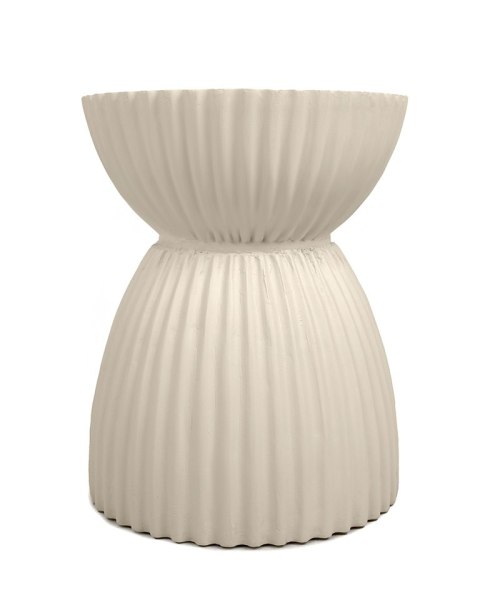 ELEGANCKI OKRĄGŁY STOLIK GLAMOUR - VENICE, BEŻOWY, DO SALONU, DREWNO, 36 CM ELEGANCKI OKRĄGŁY STOLIK GLAMOUR - VENICE, BEŻOWY, DO SALONU, DREWNO, 36 CM