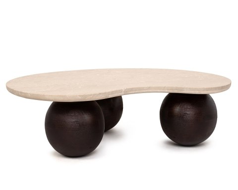NOWOCZESNY ELEGANCKI STOLIK VICTORIA, KAMIENNY BLAT - TRAWERTYN, 106 CM NOWOCZESNY ELEGANCKI STOLIK VICTORIA, KAMIENNY BLAT - TRAWERTYN, 106 CM