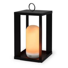 OGRODOWA LAMPA STOŁOWA, DEKORACYJNA, LAMPION 30 CM, CZARNA, ELEGANCKA