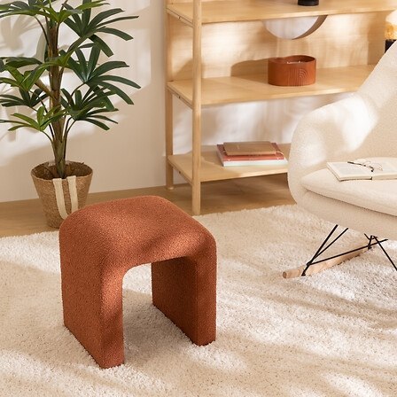 Podnóżek Sevi boucle terracotta Podnóżek Sevi boucle terracotta