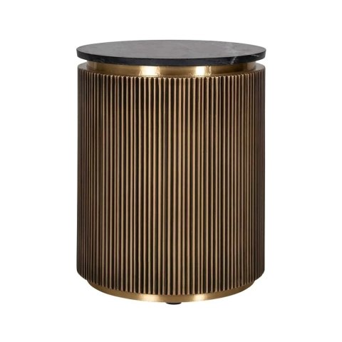 RICHMOND stolik IRONVILLE 50 cm - marmur, metal, MDF, sklejka brzozowa RICHMOND stolik IRONVILLE 50 cm - marmur, metal, MDF, sklejka brzozowa
