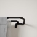 UMBRA karnisz TWILIGHT DOUBLE 168 - 365 cm czarny mat