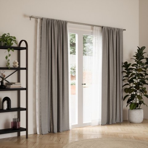 UMBRA podwójny karnisz CAPPA 305 - 457 cm srebrny UMBRA podwójny karnisz CAPPA 305 - 457 cm srebrny
