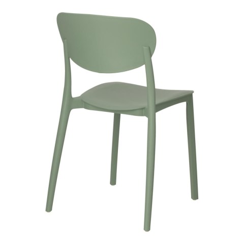 ZIELONE KRZESŁO FLORA, DO OGRODU, DO KUCHNI, WYTRZYMAŁE, NOWOCZESNE, LEKKIE