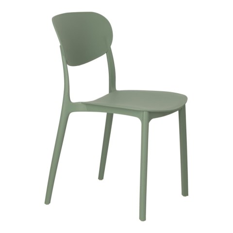 ZIELONE KRZESŁO FLORA, DO OGRODU, DO KUCHNI, WYTRZYMAŁE, NOWOCZESNE, LEKKIE