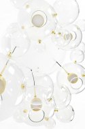 MOOSEE Lampa wisząca CAPRI DISC 5 złota - 300 LED, aluminium, szkło