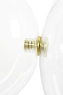 MOOSEE Lampa wisząca CAPRI DISC 5 złota - 300 LED, aluminium, szkło