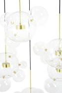 MOOSEE Lampa wisząca CAPRI DISC 5 złota - 300 LED, aluminium, szkło