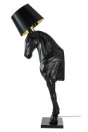 MOOSEE lampa podłogowa KOŃ HORSE STAND M czarna - włókno szklane