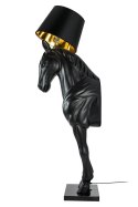 MOOSEE lampa podłogowa KOŃ HORSE STAND M czarna - włókno szklane
