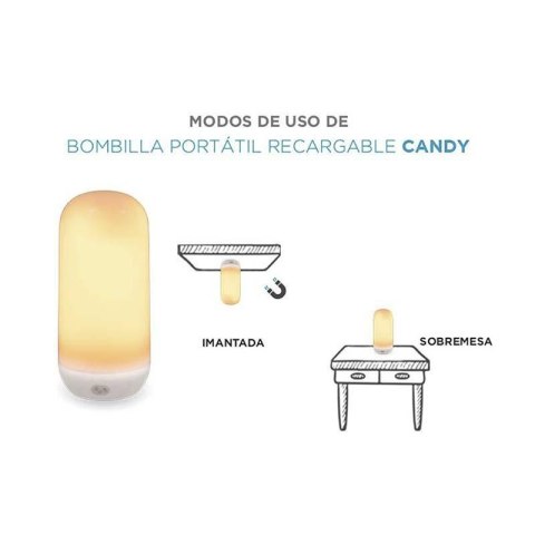 NEW GARDEN lampa stołowa CANDY z efektem płomienia IN&OUT BATTERY NEW GARDEN lampa stołowa CANDY z efektem płomienia IN&OUT BATTERY