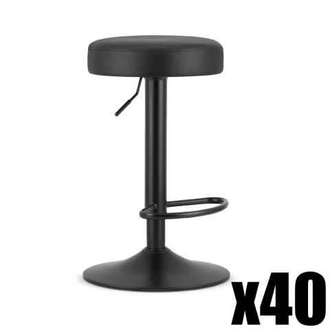Paleta 40 szt. - Hoker ROJST - ekoskóra czarny / baza czarna