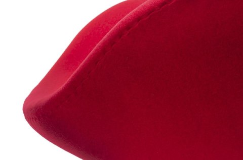 Fotel SWAN WOOL PREMIUM czerwony - wełna, podstawa stal Fotel SWAN WOOL PREMIUM czerwony - wełna, podstawa stal