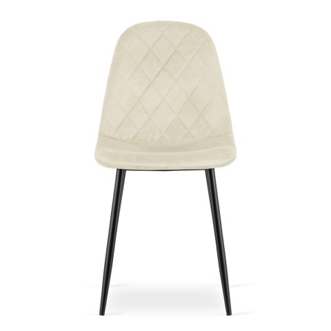 Krzesło ASTI - beż aksamit x 1