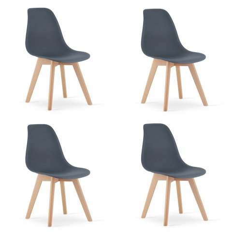 Krzesło KITO - dark slate x 4 Krzesło KITO - dark slate x 4