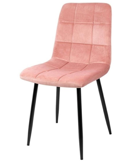 TAPICEROWANE RÓŻOWE KRZESŁO GLAMOUR, WELUROWE, PIKOWANE, DO SALONU, JADALNI TAPICEROWANE RÓŻOWE KRZESŁO GLAMOUR, WELUROWE, PIKOWANE, DO SALONU, JADALNI