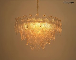 LAMPA WISZĄCA ZŁOTA MOOSEE AURELIA 60, SZKLANA, GLAMOUR, ART DECO, E14